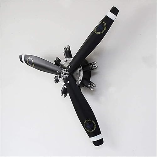 Miniatura 6 de Decoración de pared de metal, estilo industrial retro para colgar en la pared, hélice mecánica, adecuada para sala de estar, decoración de tienda