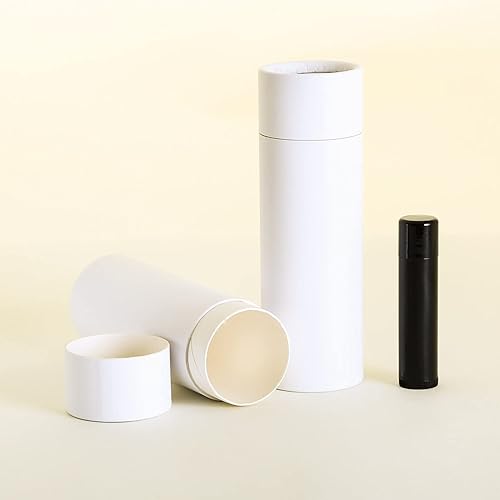 100 mL Blanco Kraft Cartón Cuerpo BálsamoSalveCosméticoLoción Tubos (1000)