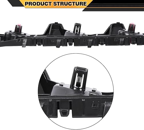 Miniatura 4 de Juego de soportes de parachoques trasero izquierdo y derecho compatible con Nissan Altima Platinum, S, SL, SR, SV 2019-2023Edition ONE 2009SE