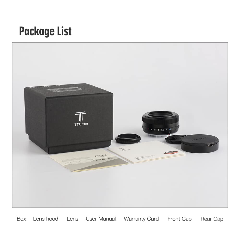 TTARTISAN 27 mm F2.8 Auto Focus APS-C obiektyw aparatu metalowy, lekki, przenośny obiektyw aparatu, śledzenie oczu do mocowania Sony E