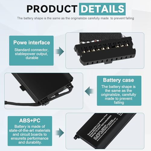 Image of RC30-0328 RZ09-0330 Laptop Battery for Razer Blade 15 Base 2020 2021 RZ09-0328 RZ09-0328X RZ09-03286 RZ09-03287 RZ09-03289 RZ09-03287E22 RZ09-03287E22-R3U1 RZ09-0369 RZ09-0369X RZ09-0410 RZ09-0410BE22