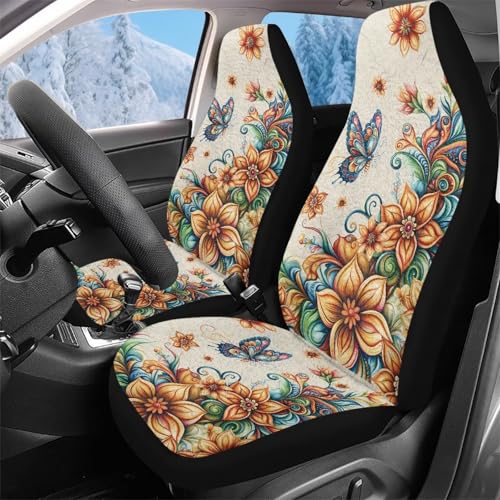 Housse couverture couve sieges papillon pour rajeunir l'auto 52x138