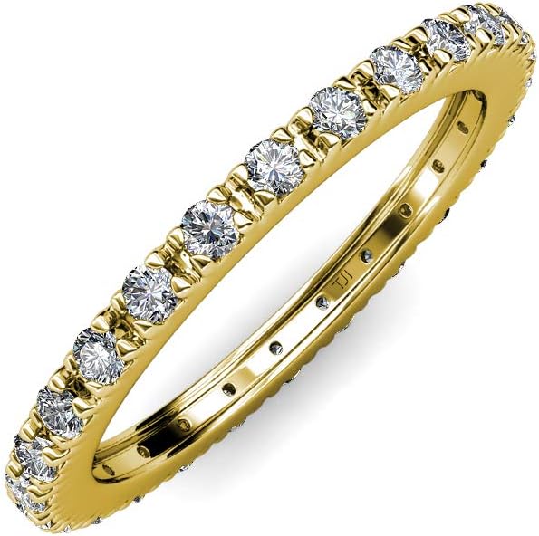 Amazon.com: TriJewels Natural Diamond 3/4 ctw French Set