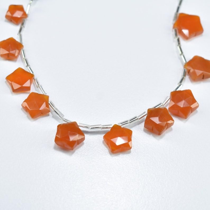 Perles en cornaline naturelle pour créer vos propres bijoux d'été bohèmes
