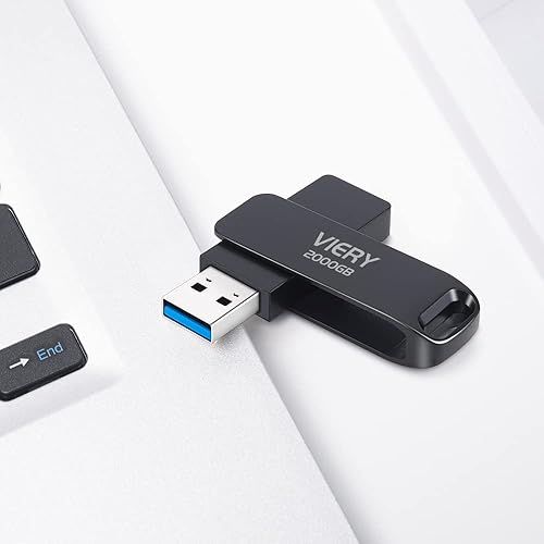 Miniatura 2 de Unidad flash USB de 2 TB Memoria Flash Drives Pen Drive Zip Drive Jump Drive con diseño giratorio 2 TB