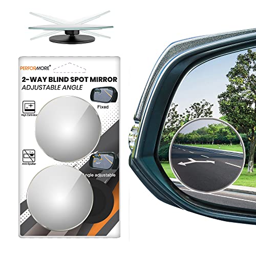 Lot 2 miroirs angles morts voiture Performore 2 po convexes HD grand angle