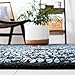 SAFAVIEH Cape Cod Collection Area Rug - 5' x 8', Blue & Natural, Handmade Flat Weave Braided Jute & Cotton, Ideal for High Traffic Areas in Living Room, Bedroom (CAP363A)