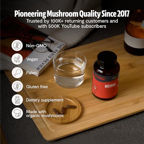 FreshCap Mushrooms 11211 Reishi Mushroom Supplement