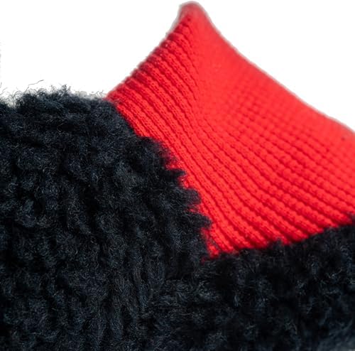 Merippa Reversible Japanese House Shoes, Navy/White Slippers, Fleece Lining, Medium | Image 3