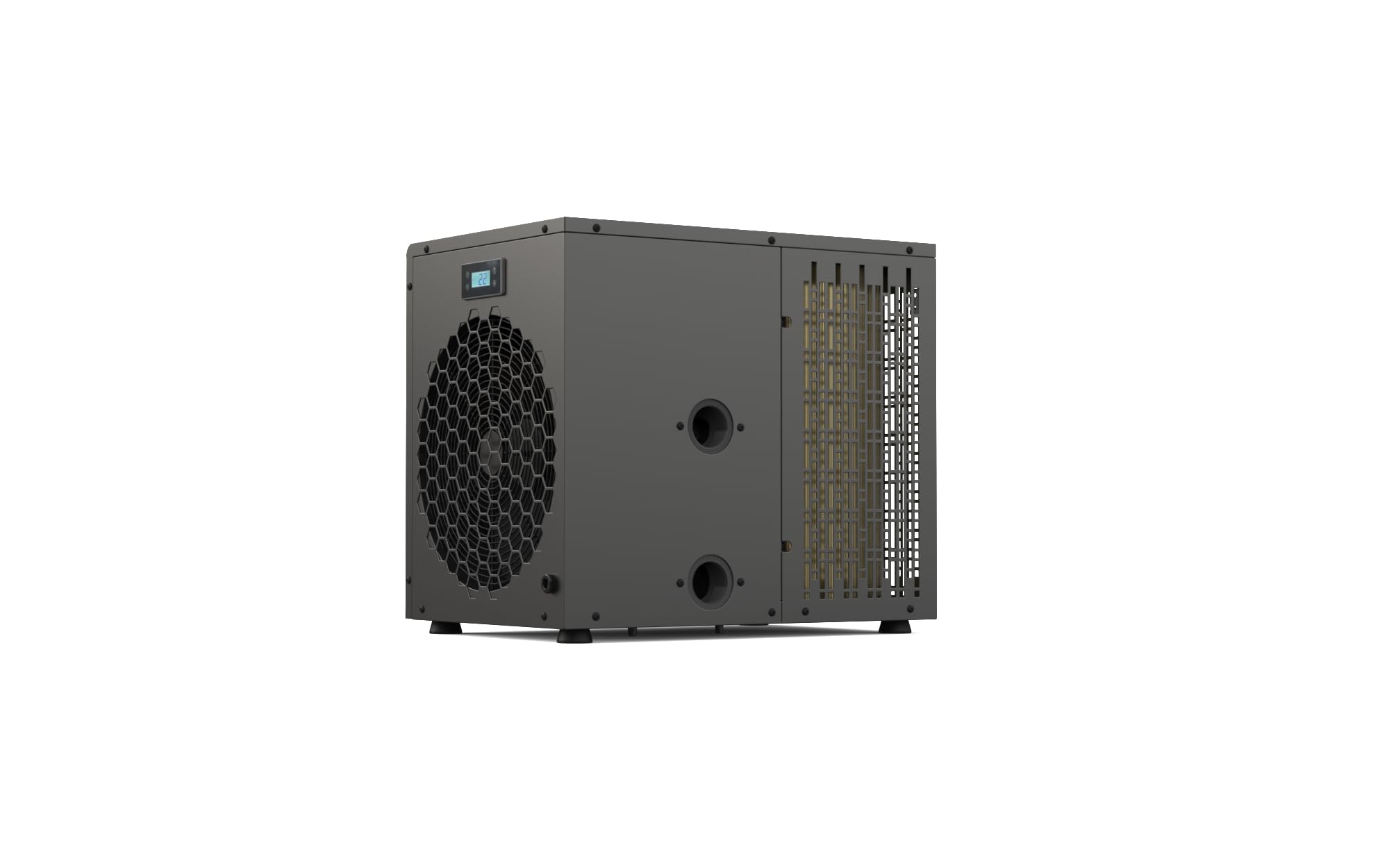 Steinbach Pompa di Calore Startis Inverto – 049310Z – Inverter Pool Pompa di Calore Fino a 20.000 l – 4 kW – Funzione di Riscaldamento e Raffreddamento – con Controllo App WLAN – Adatto all'Acqua