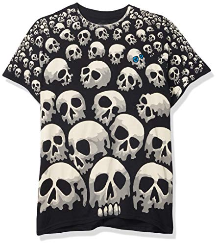 メンズ BIO wear SKULL LAYERD L/S TEE
