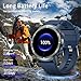 ICHPULG Smart Watches for Men, 1.43'' AMOLED Fitness Watch with Heart Rate，Pedometer, 110+ Sport Modes, Password, 5ATM Waterproof Smart Watch for Android iOS