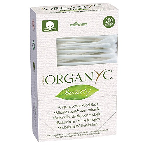 Preisvergleich Produktbild Organyc Wattestäbchen - 200 Stück aus 100% Baumwolle