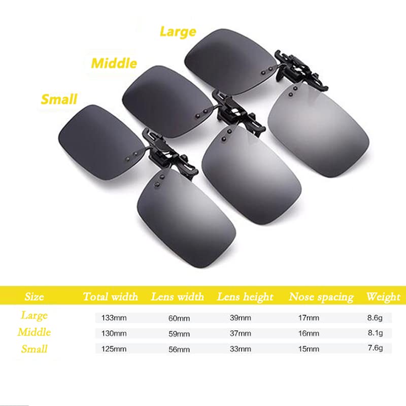 SEIWEI Polarized Unisex Clip On Flip Up Sunglasses Anti-Glare Driving Travelling Glasses UV Protection Sun Holiday2