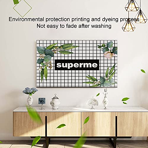 Tv Dust Cover 70in/75in Opknoping Type Gebogen Computer Televisie Cover Doek Kunst Muur Opknoping Voor LCD LED Indoor… - Image 3