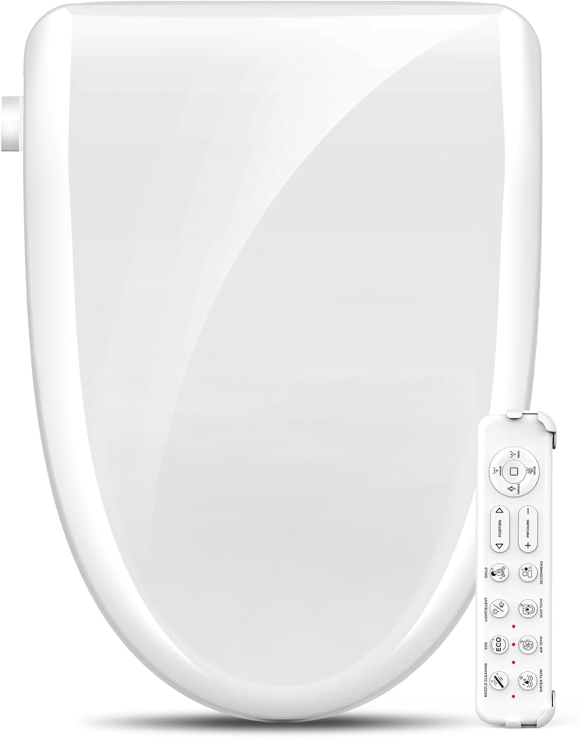 Electric Bidet Toilet Seat with Adjustable Heated Seat