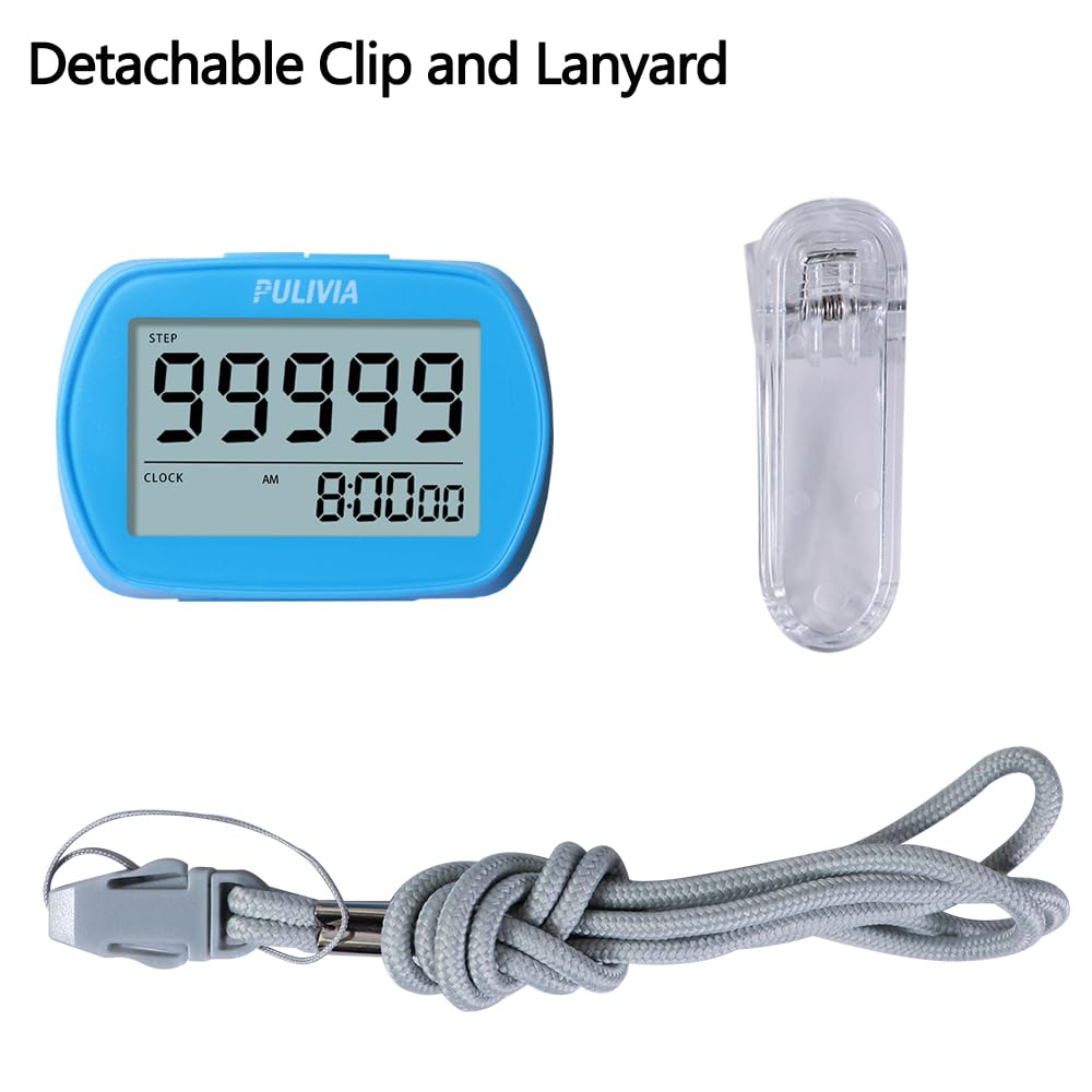 Snapklik.com : PULIVIA Walking Pedometer 3D Step Counter