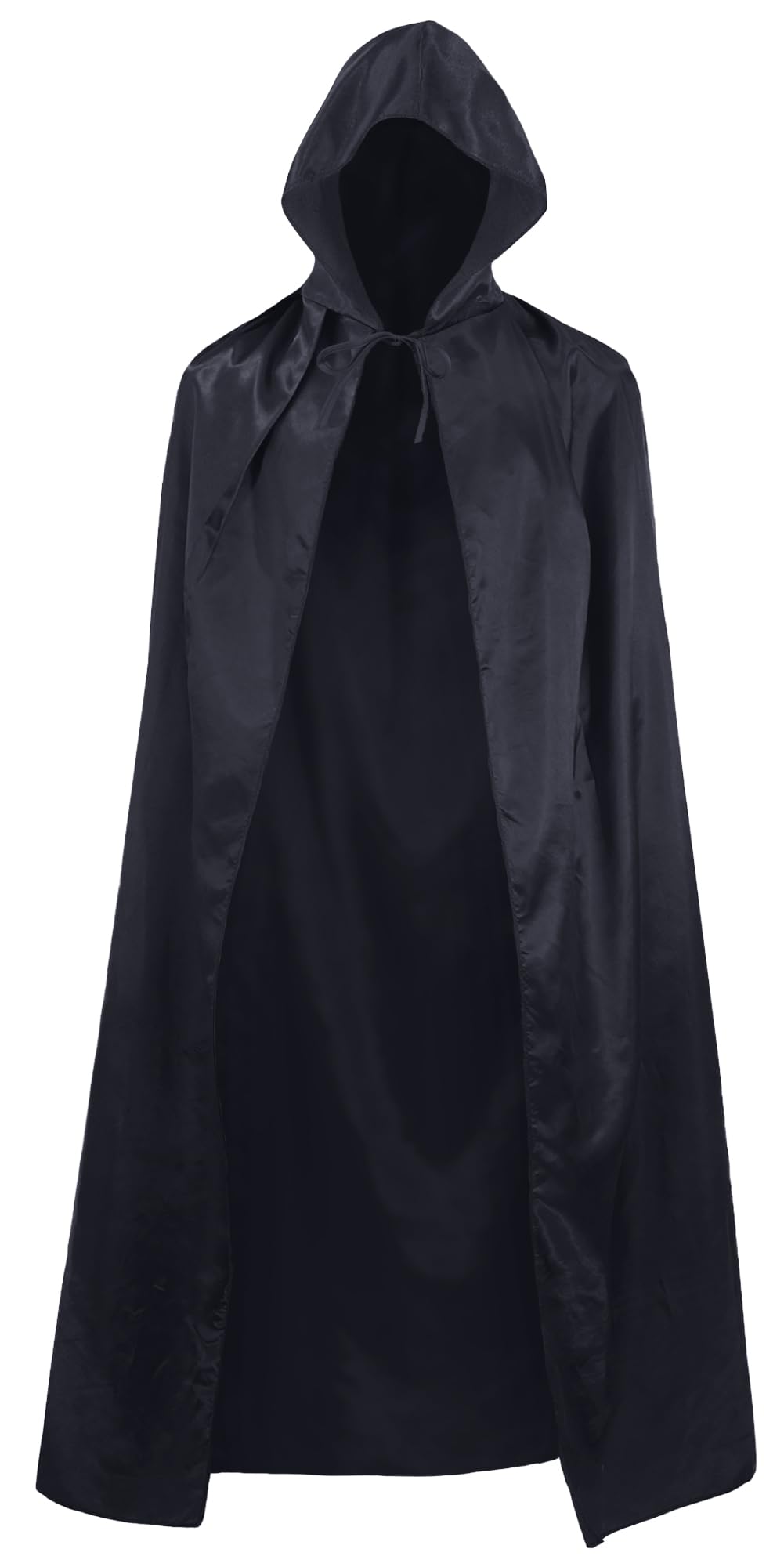FEOYA Unisex Adult Hooded Cape Renaissance Medieval Cloak Vintage Gothic Robe Halloween Cosplay Costume Vampire Size 47in