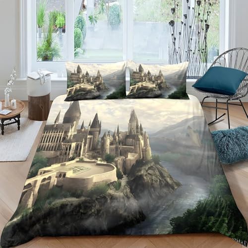 Housse de couette cactus hypoallergénique en microfibre douce 3D