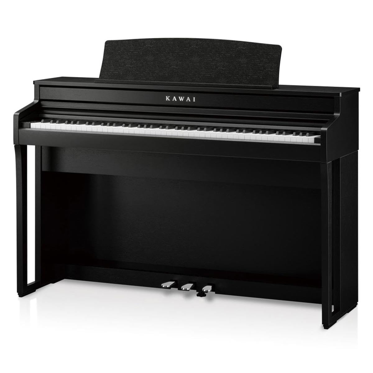 Kawai CA49 88-Key Grand Feel Compact Digital Piano with Bench, Premium Satin Black