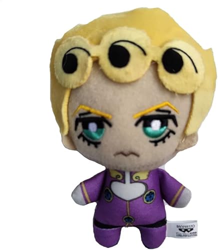Giorno Giovanna - Mini figuras de anime de peluche de dibujos animados, lindo adorno de cosplay de Halloween, regalo para el día de Halloween