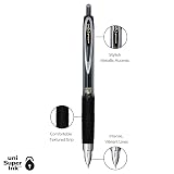 uni-ball® Signo Gel 207™ Retractable Gel Pens, Micro Point, 0.5 mm, Black Barrel, Black Ink, Pack Of 4 – view 9