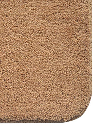 Image of SKIVE India Solid Anti Slip Bathmat,Colour Beige,Size(40 x 60 cm) Set of 2 Piece