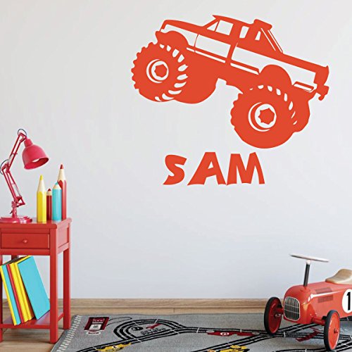 Vinilo Decorativo Monster Truck Personalizado para Pared miniatura 6