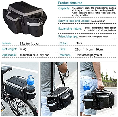 Sac arrière vélo grande capacité pour ne plus manquer d'espace - 4