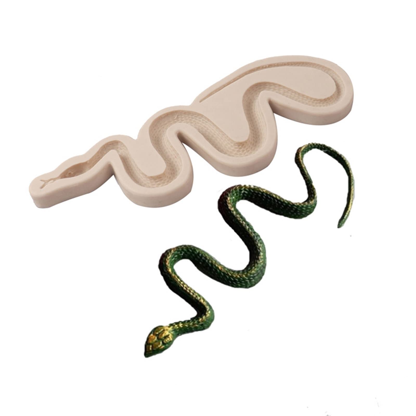 Xjdzineq Silicone Chocolate Fondant Molds Snake Shape Household Baking Cake Decorating Gadgets Fondant Molds