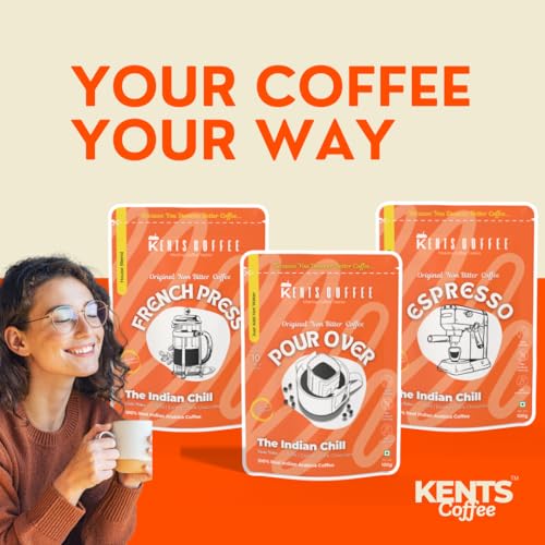 Image of Kents Coffee Brazilian Boss - French Press Coffee | Nutty, Smooth And Choco | Medium Roast, Full-Bodied And Balanced | Low Acidity Coffee | No Added Flavours (100g)