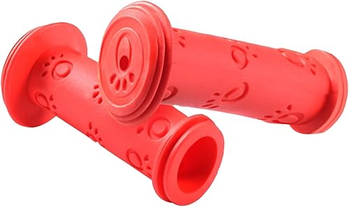 Miniatura 10 de 1 par de empuñaduras de bicicleta para niños, rojo/azul/rosa/verde/negro, antideslizantes, agarres de manillar de bicicleta, empuñaduras de