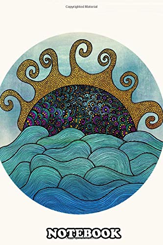 Notebook: Oceania Inspired By Nature , Journal for Writing, College Ruled Size 6" x 9", 110 Pages