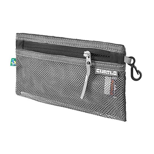 Nécessaire Mesh Kit, CURTLO, ACS043, Unissex, Preto, Pequena