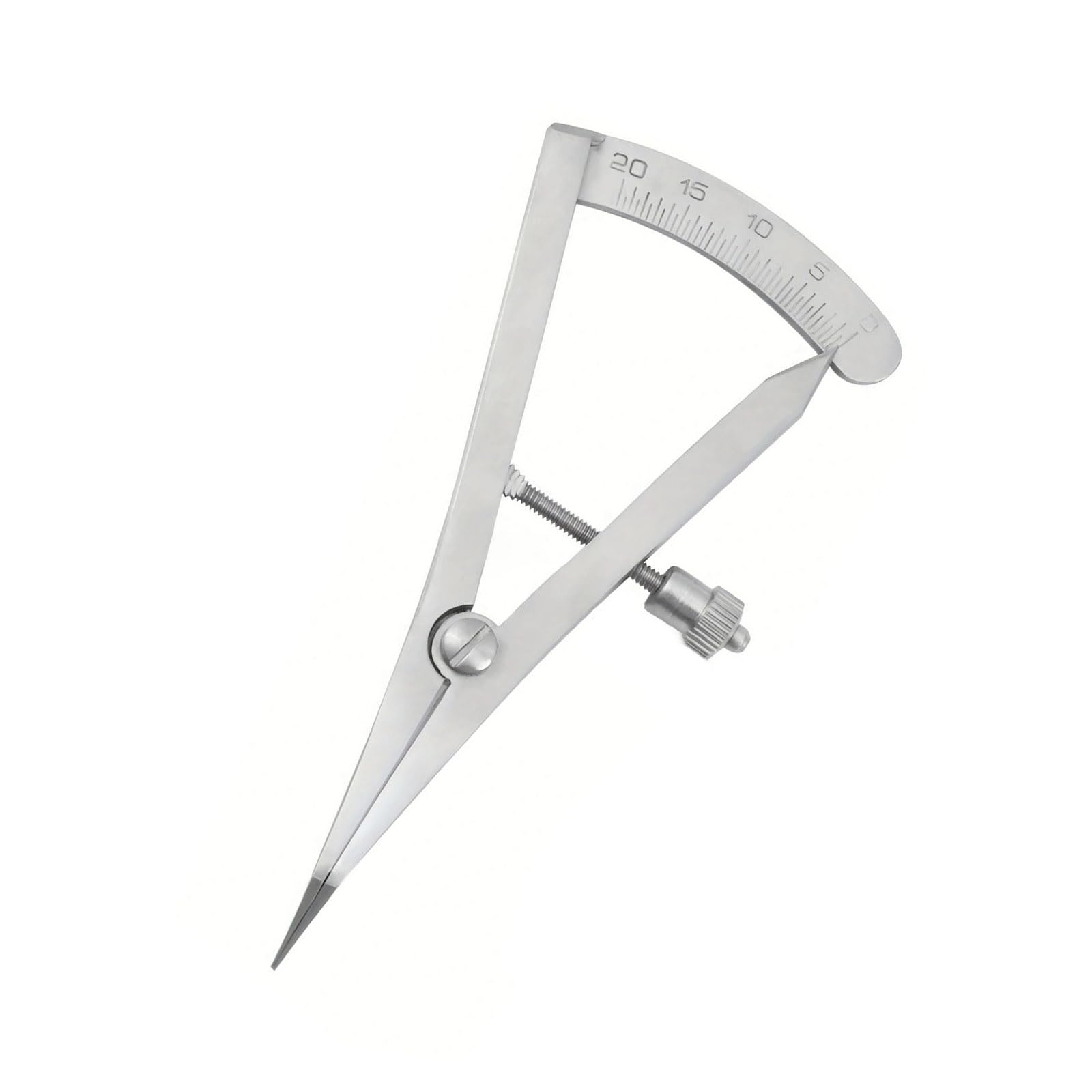 Tsophreniq Elbow Small Medical Verbal Measure Instrument Double Size Curved Straight Tip Plan Rustless Construction For Odontological Bone Measurement High Accuracy Odontological Measure
