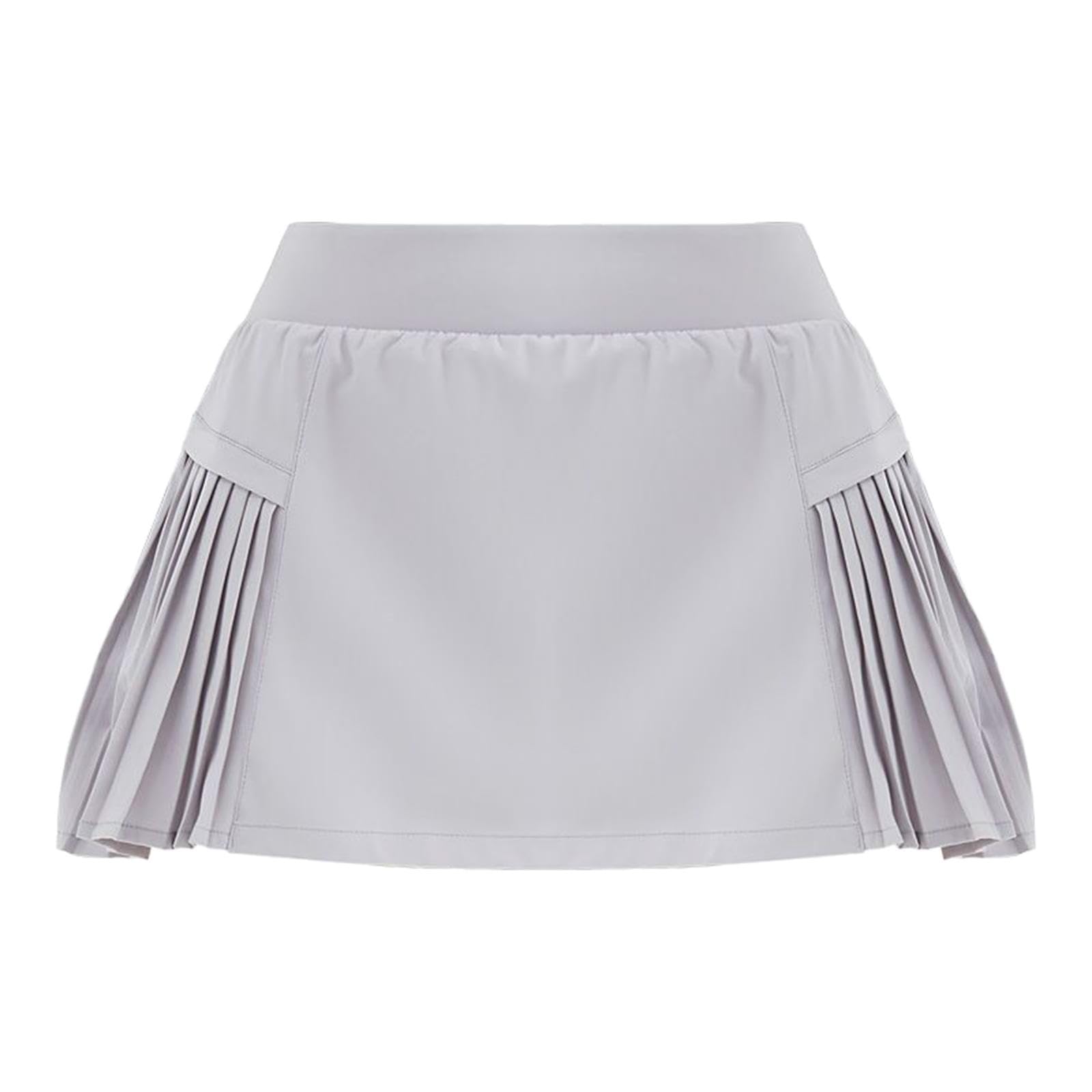 Tennis Skirt Short Skirts High Waist Casual Gymwear Fitness Badminton Skirts L Grey|Clothing, Shoes & Accessories | Womens Clothing | Skirts