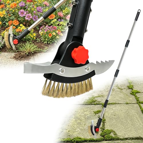 VITAINTE 3 in 1 Crack Weeder Tool Long Handle