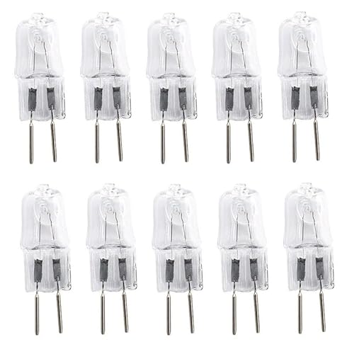 DLEDMOP Bombilla Halógena G5.3 220V 20W Bombilla Halógena 70W Lámpara Bombilla 50W Bombilla De Vidrio Lámpara Aromática Bombilla De Luz Blanca Cálida Vidrio,20W,10 Uds.