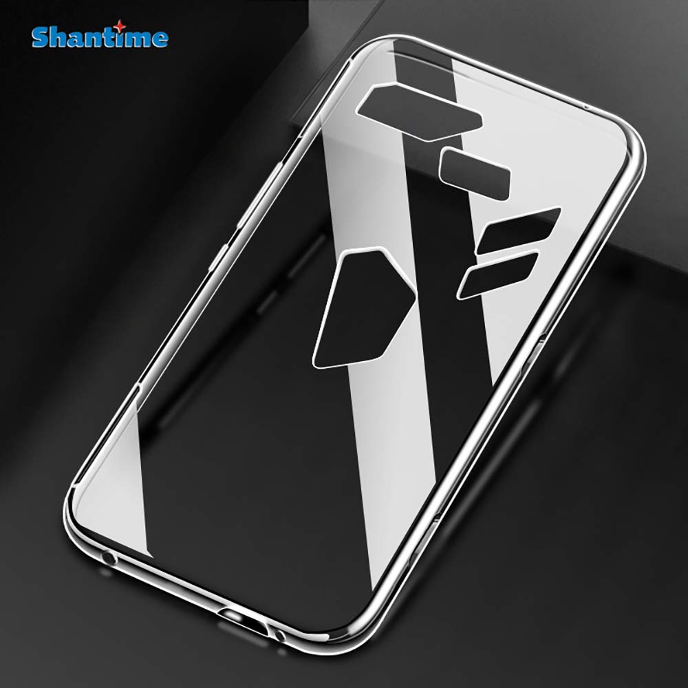 Cover + Vetro Temperato Per Asus ROG Phone ZS600KL – Custodia Morbida TPU Cartoon Demone, 2 Pellicole Incluse