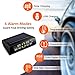 RV TPMS Tire Pressure Monitoring System, TS200 Solar Wireless TPMS with 6 Tire External Sensors Digital LCD Display RV Auto Security Alarm for Car RV Trailer Truck Tow Motorhome