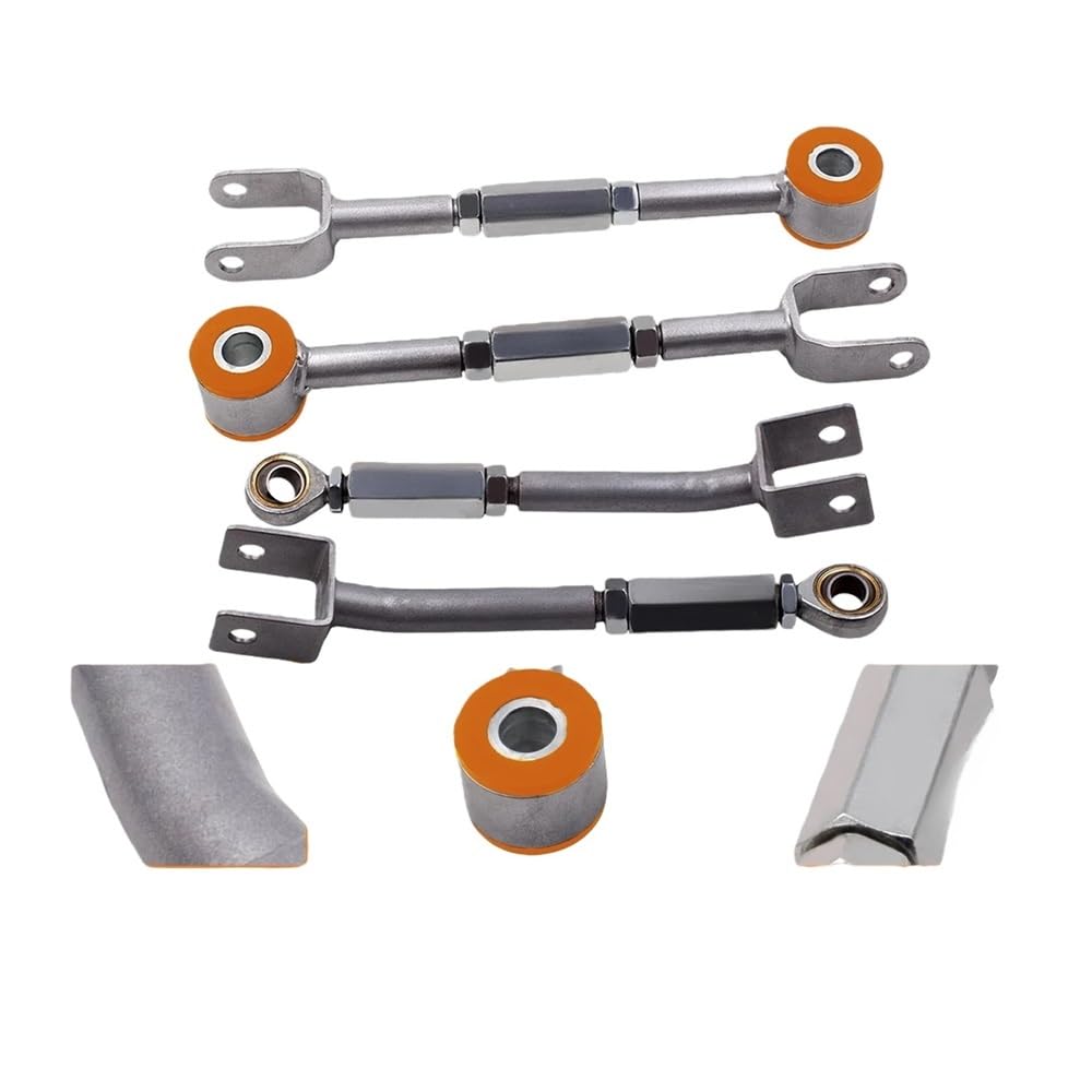 Kit braccio camber posteriore regolabile for carichi pesanti + kit di trazione punta compatibile for Nissan 350Z 2009
