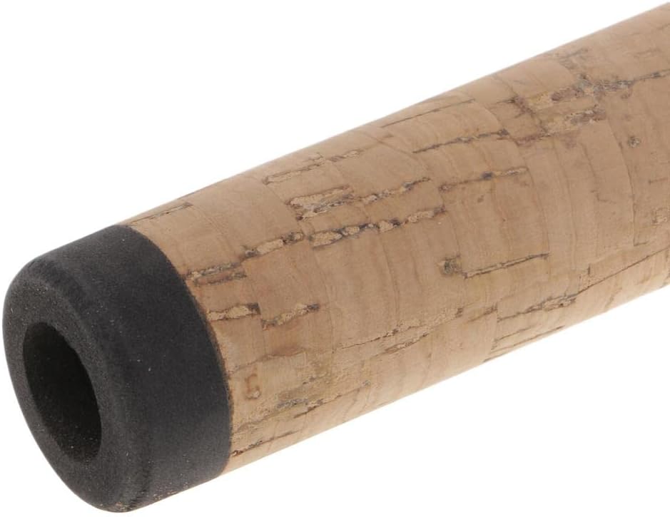 B Baosity 2 2sets/Pack Fishing Rod Handle Kit DIY Rod Building Repair Soft Cork Grip