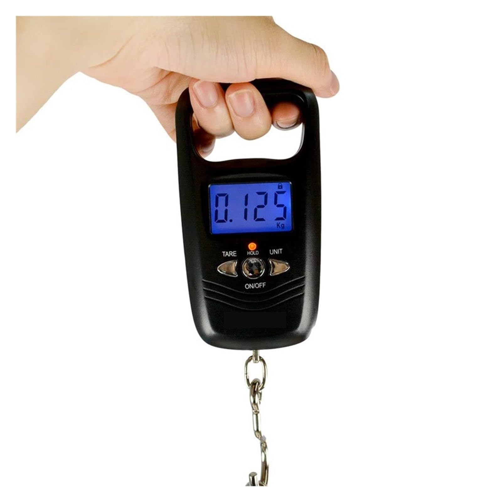 JVDDI Digital Hanging Scale 50kg Digital Pocket Luggage Scale Hook Weight Hanging Portable LCD ABS Weighting Fishing Balance Heavy Duty Crane Hook
