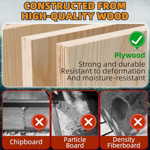 Large Dog Crate Furniture, with 360° Adjustable Elevated Feeder, Heavy Dog Furniture, Indoor Decorative Dog Kennel, Sturdy Metal Construction, 38" W×21" D×36" H, Rustic Brown Finish - Image 4