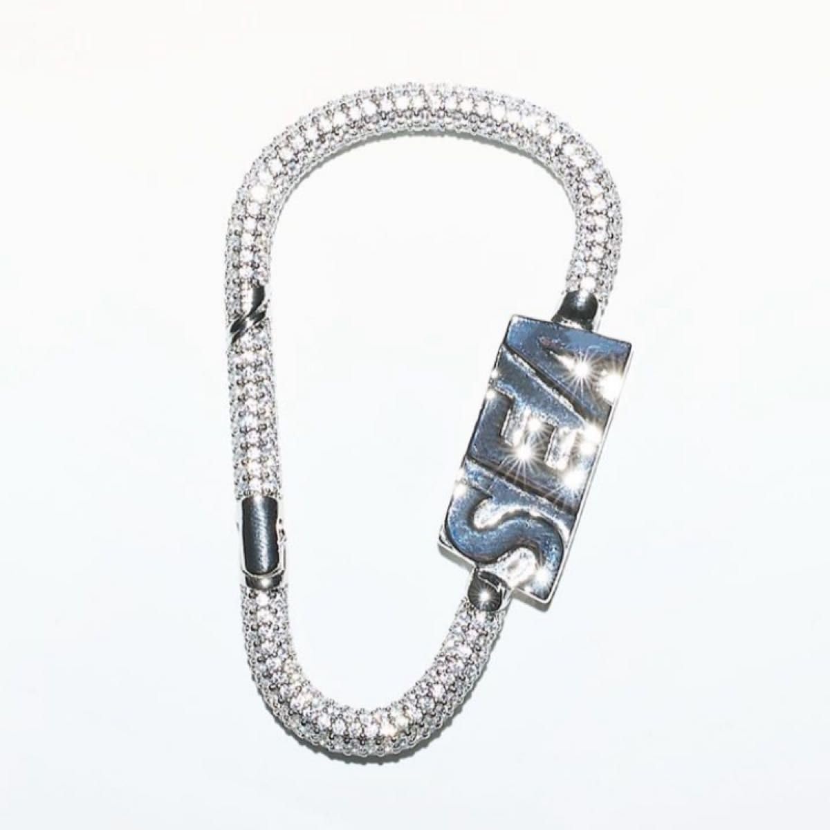 Amazon.co.jp: WIND AND SEA SEA RHINE STONE CARABINER SILVER 