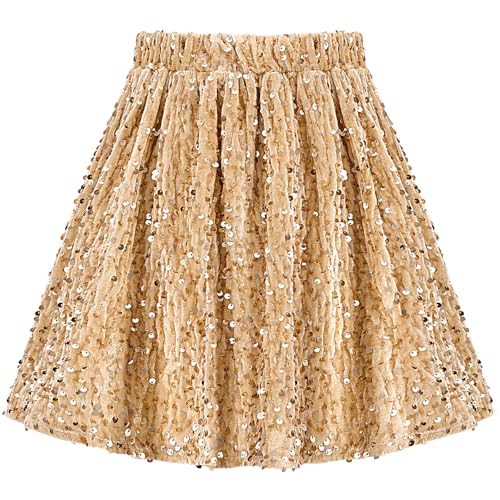 Amazon.com: Weixinbuy Sequin Skirt for Girls 5-6t Kids Party