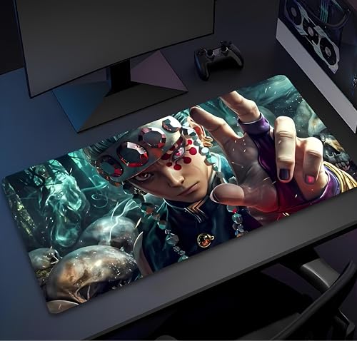 Image of Anime fearturing Large Gaming Mouse Pad, Extended Desktop Mat, 58 x 28 cm. (Multicolor)