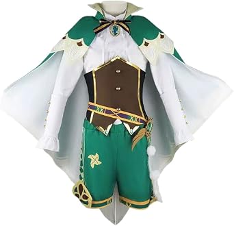 Venti Genshin Impact Cosplay Costume Uniform Dress Suit Coat Custom Made Props Anime W4035