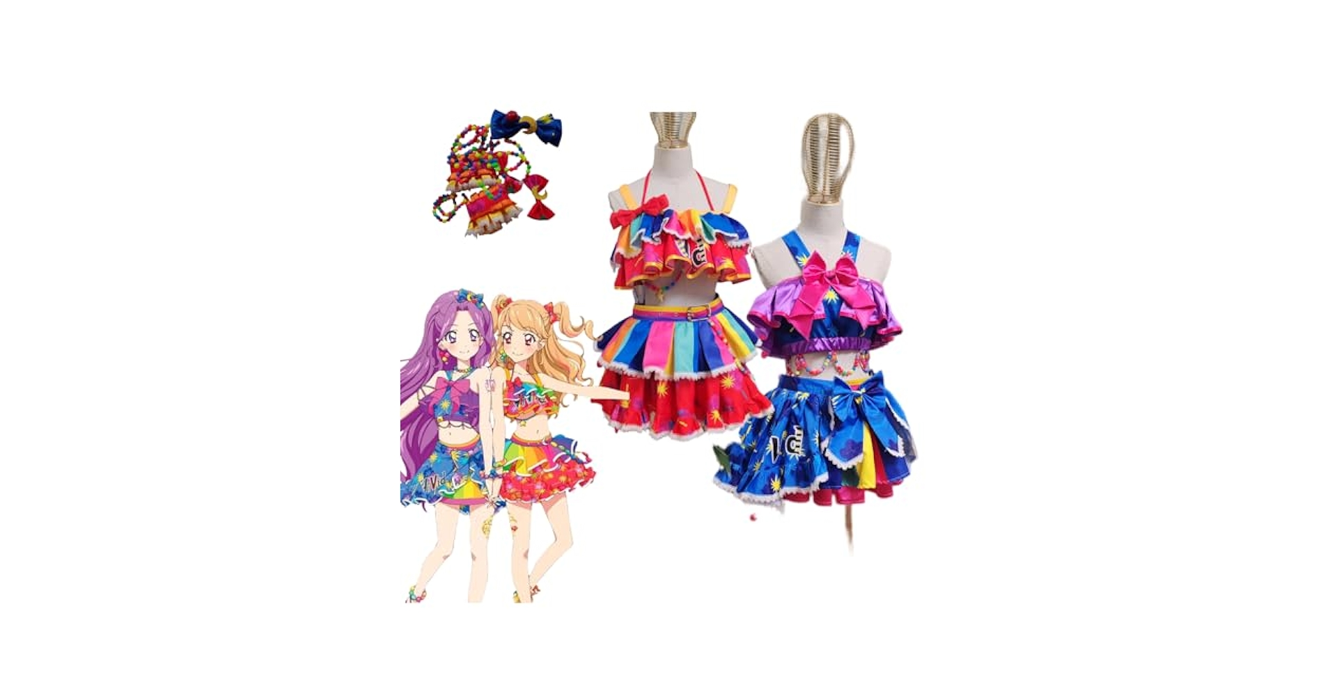 韓国版　CP プロモ　神崎美月　夏樹みくる　サマーデイ アイカツ！ 神崎美月 夏樹みくる ダブルエム CP キャンペーン