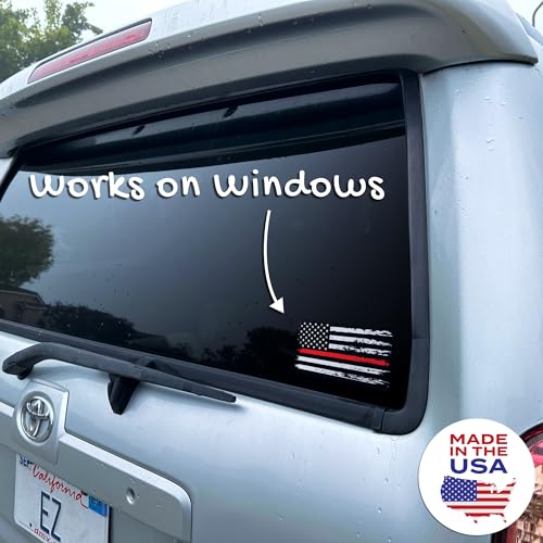 Image of Stickios Firefighter Sticker Thin Red Line - Made in USA